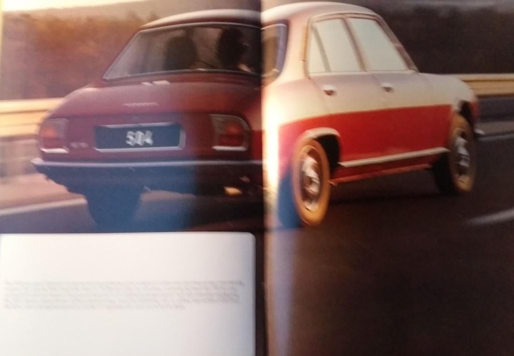 Peugeot 504 Sedan brochure 1978, Verzenden, Zo goed als nieuw, Peugeot