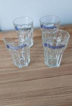 4 bierglazen Hoegaarden, Ophalen of Verzenden, Zo goed als nieuw, Glas of Glazen, Overige merken