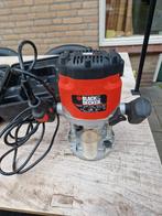 Bovenfrees black&decker, Ophalen of Verzenden, Zo goed als nieuw, Elektrisch, Bovenfrees