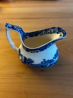 Engels room melk kannetje Spode Blue Italian, Ophalen of Verzenden