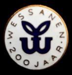 Wessanen - 200 jaar- broche, Verzamelen, Verzenden, Nieuw, Merk, Speldje of Pin