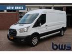 Ford Transit 350 2.0 TDCI L3H2 Navi / Carplay / Airco / PDC, Auto's, Voorwielaandrijving, Stof, 4 cilinders, Wit