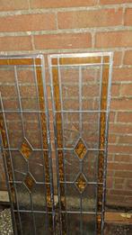 2 glas in.lood ramen beschadigd, Doe-het-zelf en Verbouw, Glas en Ramen, Gevelraam of Ruit, Gebruikt, Minder dan 80 cm, Ophalen of Verzenden