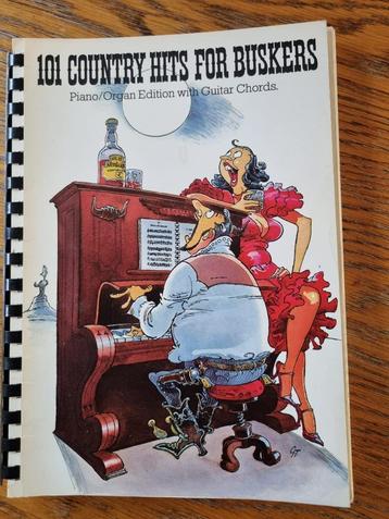 101 country hits for buskers: Piano/organ with guitar chords beschikbaar voor biedingen