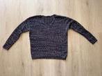 Esprit gebreide trui- V neck - blauw, meerkleurig- mt L, Ophalen of Verzenden, Zo goed als nieuw, Blauw