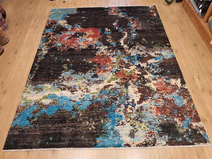 Handgeknoopt oosters tapijt modern art 250x194, Huis en Inrichting, Stoffering | Tapijten en Kleden, Nieuw, 150 tot 200 cm, 200 cm of meer
