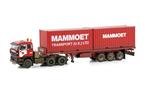 WSI DAF 3300 + container trailer MAMMOET DIRTY, Hobby en Vrije tijd, Modelauto's | 1:50, Nieuw, Wsi, Ophalen of Verzenden, Bus of Vrachtwagen