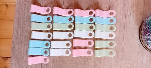 25 koppelhaakjes voor kledinghangers nieuw:  incl.verzenden, Diversen, Rommelmarktspullen, Nieuw, Ophalen of Verzenden
