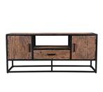 Tv meubel dakota 150 cm teak/staal