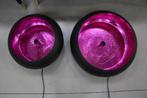 Gave aparte ronde wandlampen zwart & roze Light & Living 9x, Huis en Inrichting, Lampen | Wandlampen, Ophalen of Verzenden, Nieuw