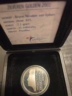 Zilveren Gulden 2001 Beatrix, 1 gulden, Koningin Beatrix, Zilver, Ophalen of Verzenden