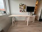 Tafel/bureau van steigerhout 150/58/78, Ophalen, Gebruikt