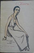 Kees van Dongen, lithografie op voorblad programma l’oeuvre, Ophalen of Verzenden
