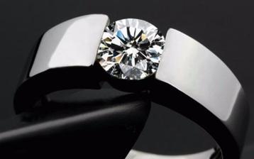 Elegante zirkonia damesring Ø 18,0 mm # SALE # beschikbaar voor biedingen