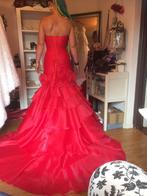 Supermooie rode trouwjurk, gala-, flamenco- en cocktailjurk, Trouwjurk, Nieuw, Ophalen of Verzenden, Onbekend