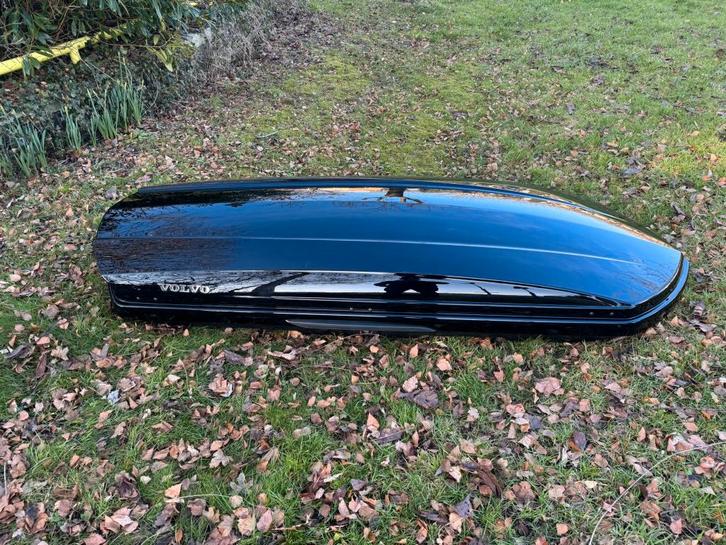 VOLVO Space Design 520 / Thule Dynamic 900 – Black Glossy, Auto diversen, Dakkoffers, Zo goed als nieuw, Ophalen