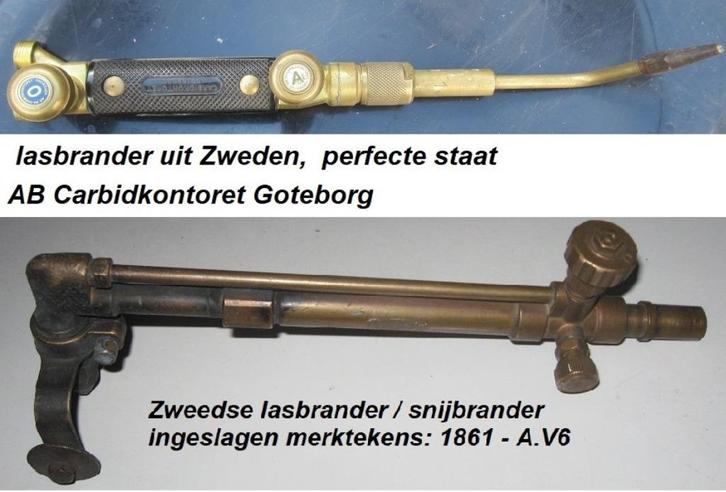 Lassen en snijden, uit Zweden, set apparatuur, Doe-het-zelf en Verbouw, Gereedschap | Handgereedschap, Gebruikt, Ophalen of Verzenden