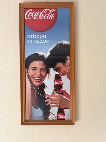 Coca-cola reclame beschikbaar voor biedingen