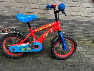 Paw Patrol Kinderfiets 12” met zijwieltjes beschikbaar voor biedingen