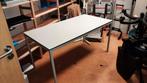 Tafel met metalen frame, Ophalen of Verzenden