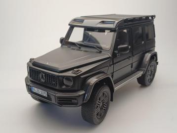 1:18 Mercedes-Benz AMG G 63 4x4 - Matzwart HQ Model! beschikbaar voor biedingen