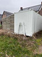 20ft haakarm zeecontainer met kantine en opslag, Ophalen