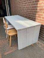 Kinderbureautje met 2 vintage stoeltjes, Kinderen en Baby's, Kinderkamer | Tafels en Stoelen, Ophalen, Gebruikt, Tafel(s) en Stoel(en)