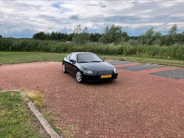 Honda crx del sol esi d16a9 transtop 1993 Zwart beschikbaar voor biedingen