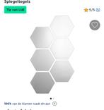 Spiegel tegels 10-12 pieces, Huis en Inrichting, Woonaccessoires | Spiegels, Minder dan 50 cm, Nieuw, Ophalen of Verzenden, Minder dan 100 cm
