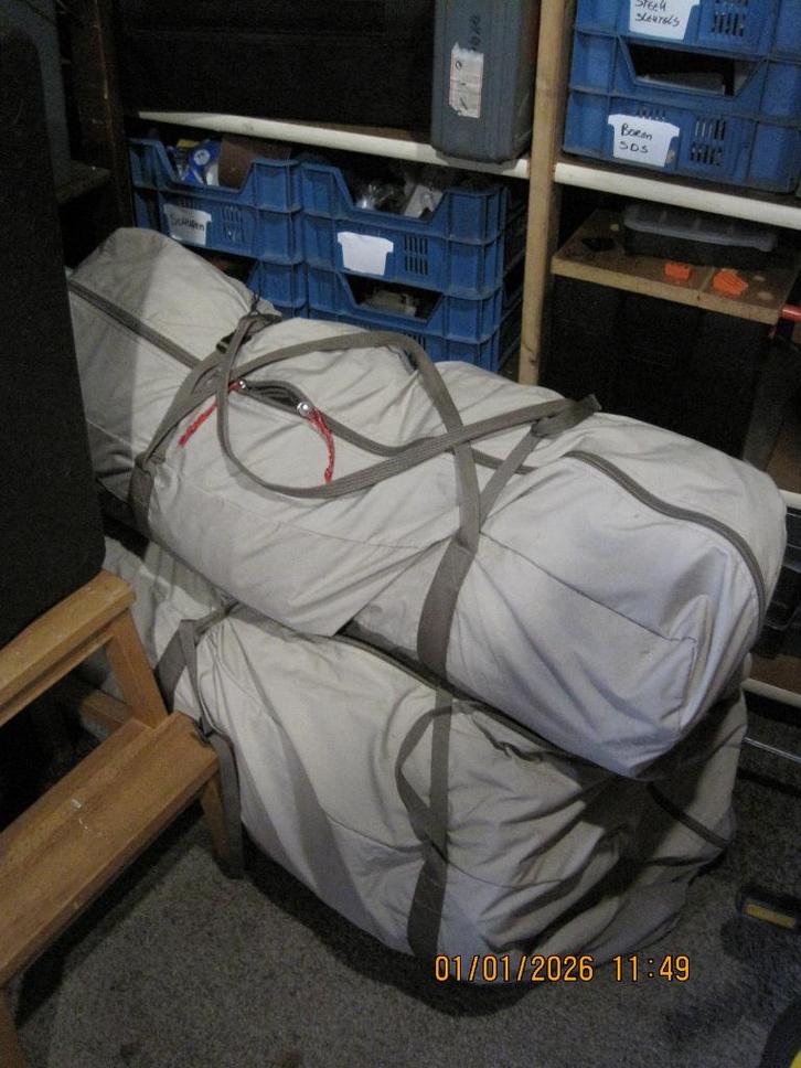 nomad lodge 5.1 air tent 7 meter lang (368), Caravans en Kamperen, Tenten, Gebruikt, Ophalen