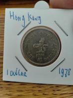 Hong kong 1 dollar 1978, Postzegels en Munten, Ophalen of Verzenden, Losse munt, Zuid-Azië