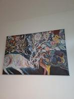Ikea Bjorksta Canvas Schilderij - Herten, Ophalen, Zo goed als nieuw, 100 tot 125 cm, Foto of Poster