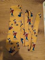 Vintage disney stropdas, Kleding | Heren, Stropdassen, Geel, Zo goed als nieuw, Met patroon, C&A