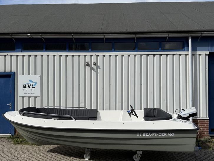 Seafinder 460 elektrische sloep Epropulsion 2 accu's, Watersport en Boten, Sloepen, Nieuw, Tot 10 pk, 3 tot 6 meter, Buitenboordmotor