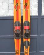 Vintage Pair of Sun Tracker Wooden Wood Water Skis 67", Gebruikt, Waterski's, Ophalen