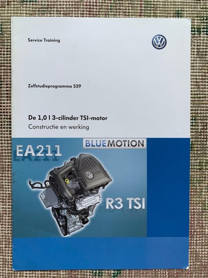 Service training brochure VW 1.0 3 cilinder TSI motor 2015, Boeken, Auto's | Folders en Tijdschriften, Zo goed als nieuw, Volkswagen