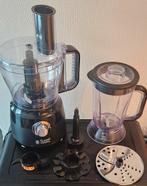 Russell Hobbs Desire Food Processor - Zwart, Witgoed en Apparatuur, Ophalen, 1 tot 2 liter, 3 snelheden of meer, Zo goed als nieuw
