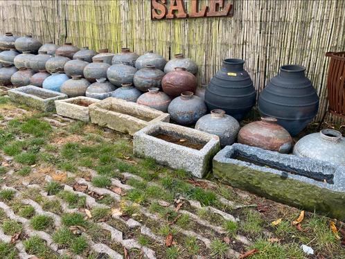 Oude hardstenen troggen, Tuin en Terras, Waterpartijen en Fonteinen, Gebruikt, Waterornament, Hardsteen, Ophalen
