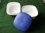 Tupperware Serveerwonder, Ophalen of Verzenden, Gebruikt, Blauw, Bak of Kom
