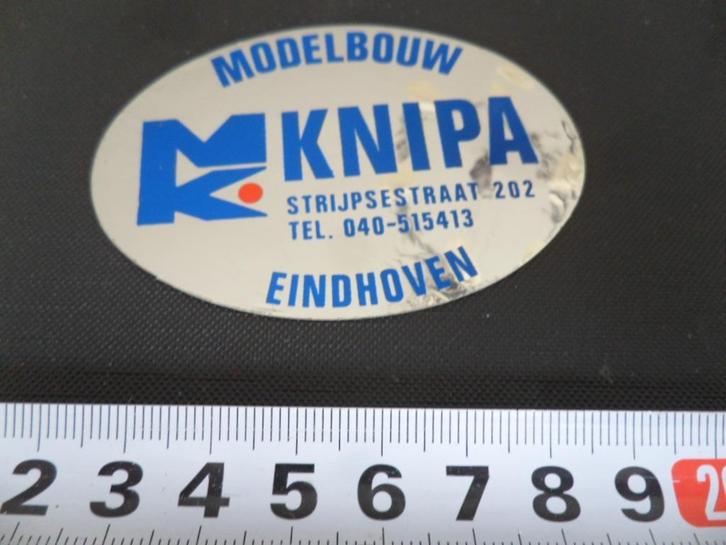 sticker EHV Modelbouw KNIPA Strijpsestraat 202 Eindhoven, Verzamelen, Stickers, Zo goed als nieuw, Bedrijf of Vereniging, Ophalen