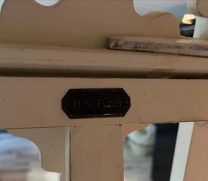 Antieke houten schildersezel - 210cm hoog, Antiek en Kunst, Antiek | Meubels | Stoelen en Banken, Ophalen