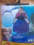 Disney Prinsessenjurk Frozen Anna de Luxe met cape, Ophalen of Verzenden, Nieuw, Meisje