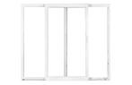 Kunststof Kiepschuifpui R | 250 X 215 Cm | Wit | HR++ Glas |, Niet ingevuld, Kunststof, Niet ingevuld, Nieuw