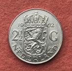 Zilveren Rijksdaalder 1962 Juliana, Zilver, 2½ gulden, Ophalen of Verzenden, Koningin Juliana