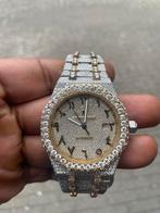 VVS Moissanite Horloge - Bling Bling!, Sieraden, Tassen en Uiterlijk, Horloges | Heren, Overige merken, Staal, Polshorloge, Ophalen of Verzenden