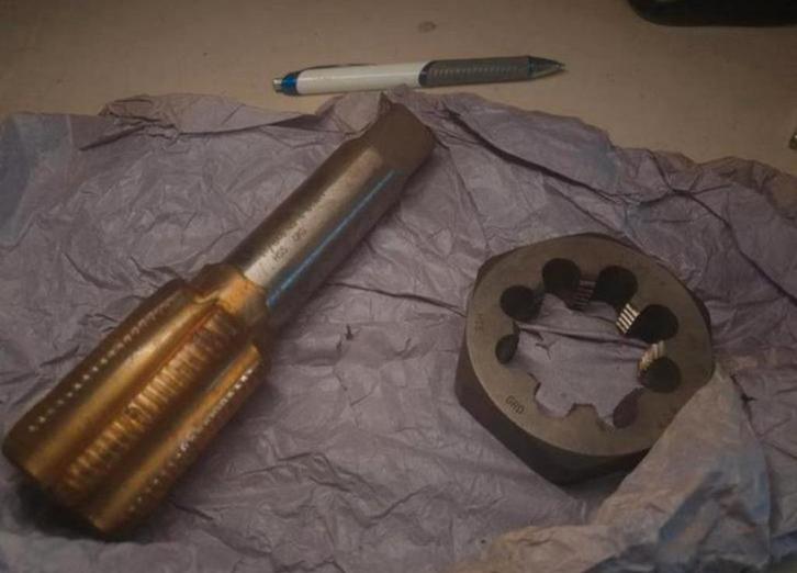 Ongebruike Norman Tap & Snijplaat 1-7/8"-8 NS HSS, Doe-het-zelf en Verbouw, Gereedschap | Handgereedschap, Nieuw, Ophalen of Verzenden