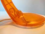 Vintage Virgola Veneta Lumi Tafellamp - Oranje, Kunststof, Gebruikt, Vintage, Ophalen of Verzenden