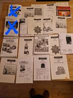 18 bouwtekeningen van houten speelgoed. Poppenhuis, meubels., Ophalen of Verzenden, Poppenhuis
