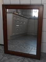 Spiegel met eiken lijst 61 x 81, Ophalen, Zo goed als nieuw, Minder dan 100 cm, Rechthoekig