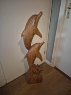 Houten Dolfijnen Beeld - Handgesneden, Ophalen